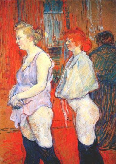 Henri de toulouse-lautrec The Medical Inspection at the Rue des Moulins Brothel oil painting image